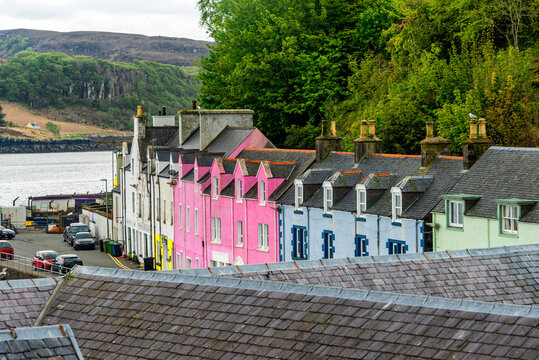 isle of skye, portree views, scotland, uk