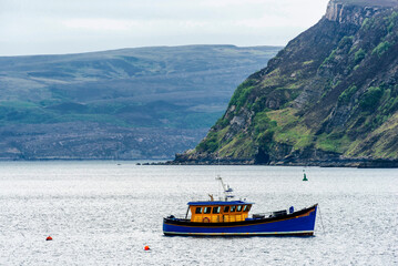 Obraz premium isle of skye, portree views, scotland, uk