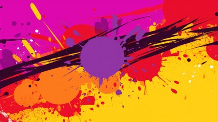 expressive graffiti neon artistic playful illustration design print geometric acid shapes style