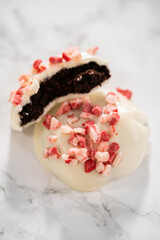 Peppermint White Chocolate Cookies