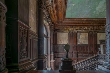 Haunted Abandoned Baroque-Classical Palace: A Spine-Tingling Tale of Eerie Elegance and Ghostly Grandeur