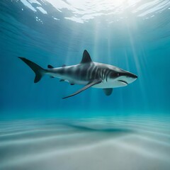 Fototapeta premium shark in the sea