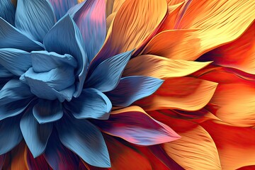 Depth and Perspective: A Stunning Abstract 3D Background Illuminated by a Digital Artwork, generative AI