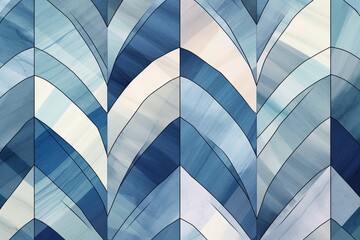 Professional Shades of Blue and Grey Abstract Background for PowerPoint Presentation, generative AI