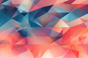Fototapeta premium Professional Presentation's Abstract Background: Pastel Gradients & Geometric Pattern, generative AI
