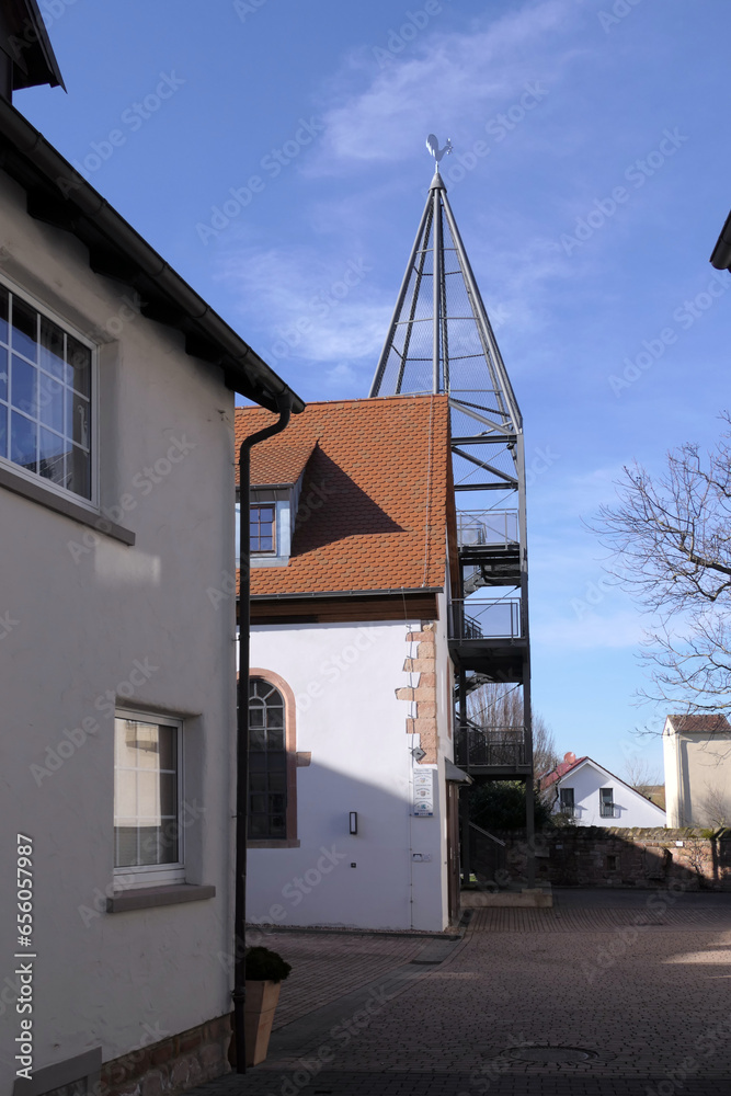 Canvas Prints alte kirche in wenigumstadt