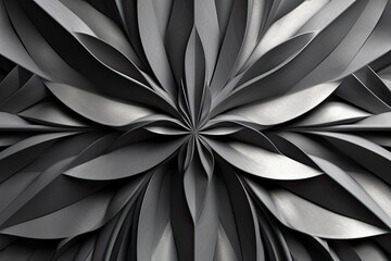 Steel Grey Abstract Background: A Vision of Modern Coolness, generative AI