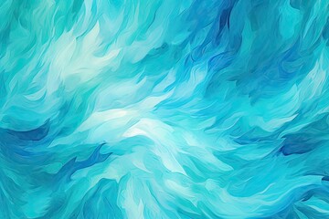 Fototapeta na wymiar Visualize a Tranquil Abstract Turquoise Blue Background: A Digital Artwork in a Calming Shade, generative AI