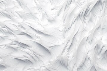 Snowy Landscape: Exploring Abstract White Patterns in Digital Artwork, generative AI