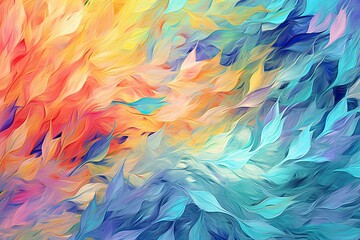 Vibrant and Dynamic: A Riot of Colors Unveils a Captivating Abstract Background, generative AI
