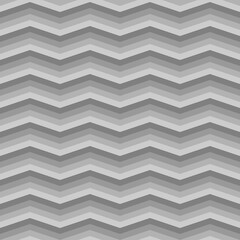 Fototapeta premium Zigzag lines. Jagged stripes. Seamless surface pattern design with triangular waves ornament. Repeated chevrons wallpaper. Digital paper for page fills, web designing, textile print. Vector art.