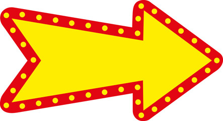 Arrow red with lamps