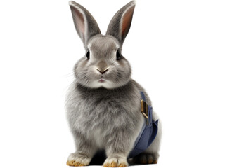 Obraz premium Security Officer Dwarf Bunny Transparent