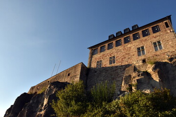 Fototapeta na wymiar Schloss Waldeck über dem Edersee