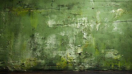 Green paint wall background