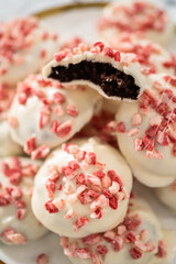 Peppermint White Chocolate Cookies