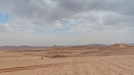 désert d'Agafay au Maroc près de Marrakech