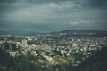 A beautiful view of a Yerevan City , the capital of Armenia