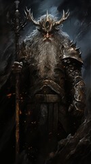 Odin - The nordic god of wisdom.generative ai
