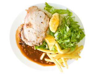  Typical Brazilian meal called Prato Feito 