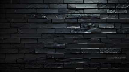Corrugated rectangle geometric dark black anthracite stone concrete texture background 
