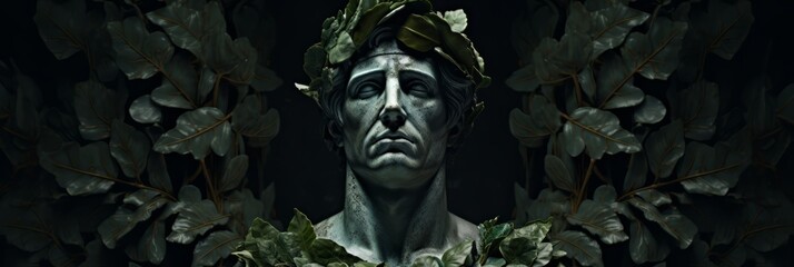 Portrait of the roman conquerer Ceasar.generative ai

 - obrazy, fototapety, plakaty