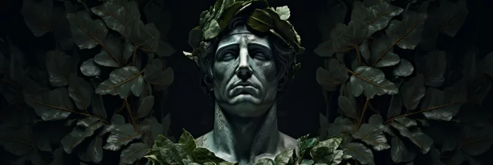 Foto op Aluminium Portrait of the roman conquerer Ceasar.generative ai   © Luke