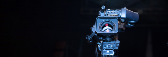 video camera in studio