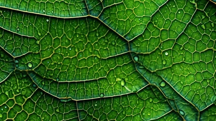 Poster green leaf background © Samuel