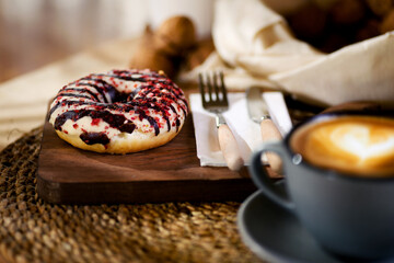 Cozy Donut and Latte Presentation