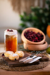 Stuffed Chocolate Cookie Presentation