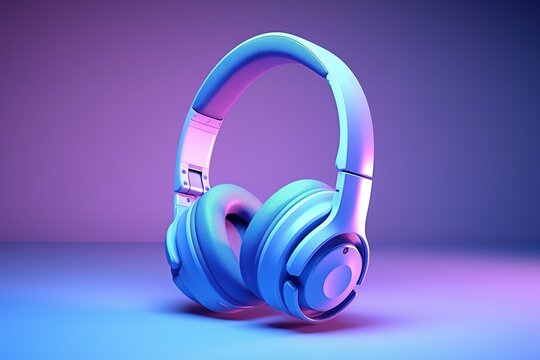 isolated wireless headphones 3d model