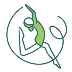 Rhythmic Gymnastics Icon