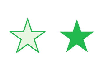 Star Icon set. rating icon vector. favourite star icon