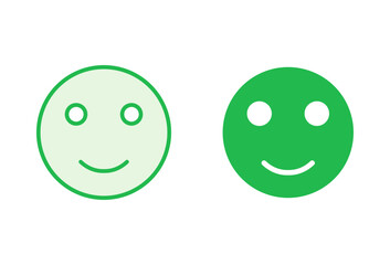 smile icon set. smile emoticon icon. feedback
