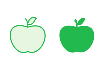 Apple icon set. Apple vector icon. apple symbols for your web design.