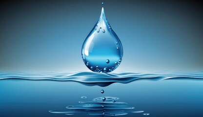 Ecology and world water day , Saving water and world Environment day, environmental protection and save earth water