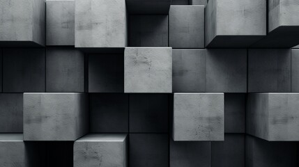 cube concrete abstract background 3d rendering image