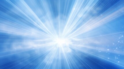 Obraz premium Rays white and blue as background