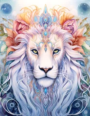 Poster portrait of a lion © Art