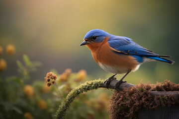 Male Eastern Bluebird. 