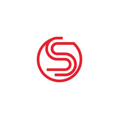  letter S logo design vector