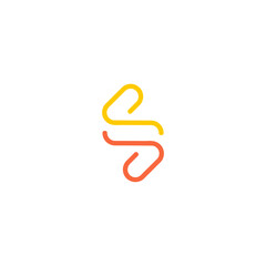 Obraz premium S letter logo design vector
