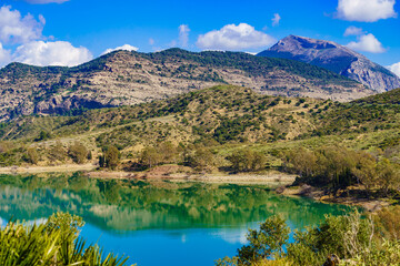 Spanish nature landscape in Andalucia.