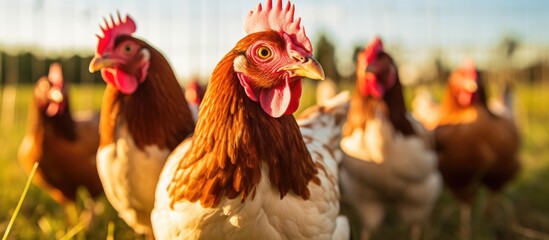Poultry farming in rural Ontario Canada