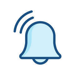 bell icon vector ring symbol icon vector design illustration