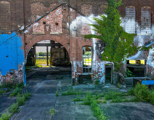 Abandoned industrial complex