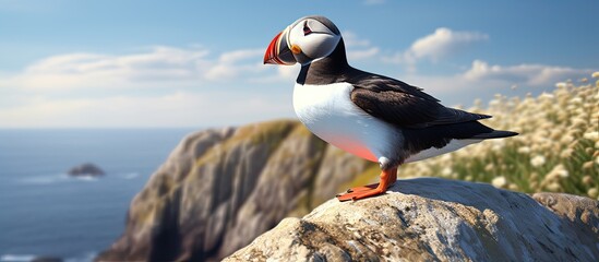 Puffin in Maine on Machias Seal Island
