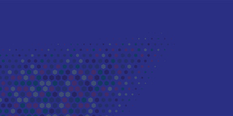 Geometric abstract Hexagon Two Color Background
