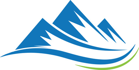 blue mountain logo, Everest logo design